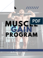 8 Week Muscle Gain Program