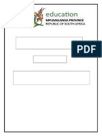 PHSC GR 11 P2 Marking Guideline Afrikaans Afrikaans - English