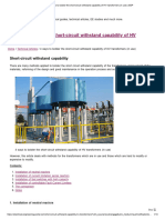 4 Ways To Bolster The Short-Circuit Withstand Capability of HV Transformers (In Use) - EEP