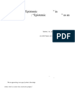 Ijisrt Epistemic Coherentism Published Paper Sujay Rao Mandavilli