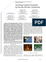Attention Based Image Caption Generation ABICG Using Encoder-Decoder Architecture