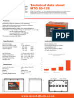 Datasheet MTG 60 12S