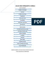 Lista 20 Julio 2024 Orquesta Varela