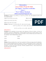 Polícia Penal RJ: Raciocínio Lógico 1