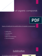 Purification of Organic Compunds: Name - Lakshya Shukla Class & Sec - 11-S3 Roll No. - 16