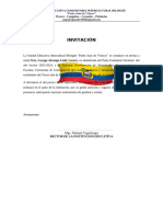 Invitacion A Proclamacion de Abanderados