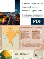 Trade and Investment in An India An Overview of Economic Oppoutunity