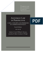 Antitrust Law in Perspective Cases, Concepts and Problems in Competition Polic - Gavil, Kovacic, Baker & Wright