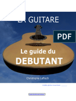 Le Guide Du Débutant de La Guitare