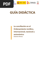 Guía Didáctica La Conciliación en El Ordenamiento Jurídico, Internacional, Nacional y Autonómico