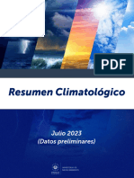 Resumen Climatologico Julio 2023