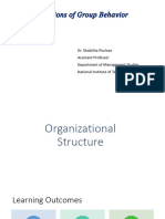 Ob - Org Structure & Culture