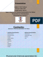 Physico Chemical Parameters