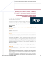 Llosa Sandra Demandas Educativas de Jóvenes y Adultos A Lo Largo de La Vida - Una Perspectiva Psicosocial