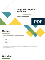 Quicksort-Lecture 4 and 5