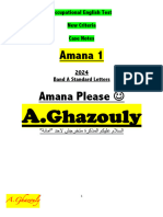 Amana Final Sheet 1 Writing