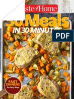 30 Meals in 30 Minutes October 2017