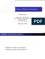 MA 108 - Ordinary Differential Equations: Suresh Kumar