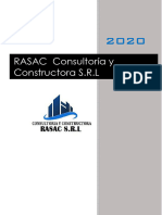 Experiencia Rasac SRL 2022