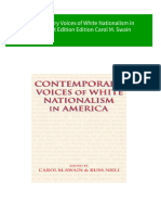 Full Download Contemporary Voices of White Nationalism in America 1St Edition Edition Carol M. Swain PDF