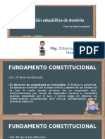 Diapositivas de Prescripcion Adquisitiva de Dominio