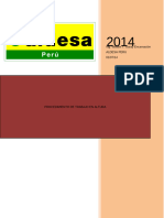 Procedimiento de Trabajo en Altura