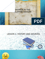 History and Sources