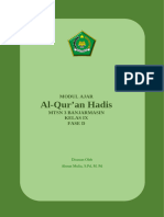 Modul Ajar Kls. 9 Qur'an Hadits 