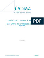 Risk Management Process and QRA - Offshore GH2 Plant