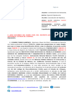 Contestacion de Demanda Cancelacion de Hipoteca 772.2023