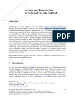 Contrastive Analysis of Discourse-Pragmatic Aspects of Linguistic Genres (PDF - Io)