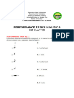 Performance Task Music 1ST Q