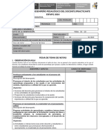 Ficha de Monitoreo de Desempeño Pedagógico Del Docente de Prácticas 24