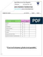 1er - Examen 5°azul