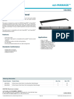 ezi-MANAGE™: 1U 24P UTP Snap-In Panel