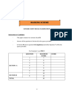 Biology P2 - Marking Scheme