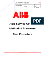 Method of Statement