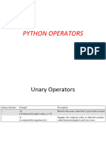 5 Python Operators