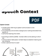 Speech Context PDF