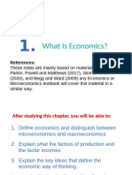 What Is Economics