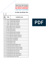 Seating Arrangement 2024-25 Sem-I SYTY ESE