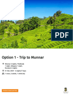 Option 1 - Trip To Munnar