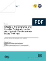 Effects of Tip Clearance and Impeller Eccentricity On The