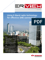 Using E-Band Radio Technology: For Effective SME Connectivity