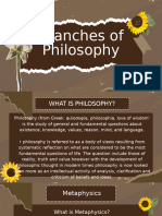 Branches of Philosophy 