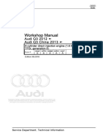 4-Cylinder Direct Injection Engine (1.8 Ltr.,2.0 Ltr. 4V TFSI, Generation II)