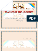 Transport and Logistics Module 1