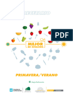 Recetario Web Primaveraverano