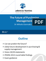 Lecture 13 - The Future of Purchasing Management