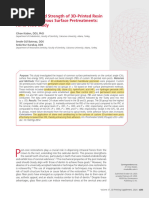 Enhancing Bond Strength of Custom 3D Printed Post and Cores - 2024